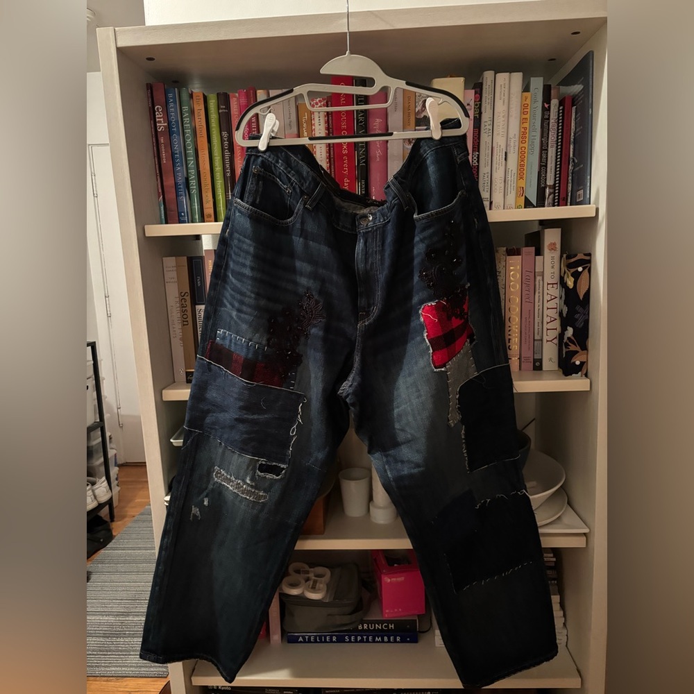 LAUREN RALPH LAUREN Patchwork Jeans